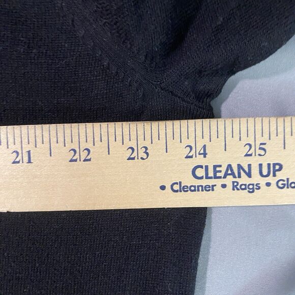 Hugo Boss Sweater Mens XXL 2Xl Regular Fit V Neck Pull Over 100% Cotton Black - Picture 10 of 10